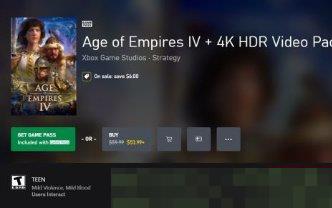 《帝国时代4》登Xbox再添新证据 商店现主机订阅信息
